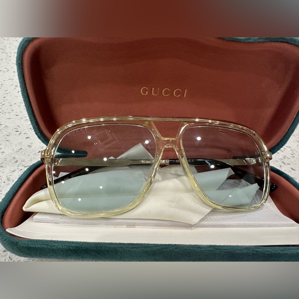 Gucci sunglasses clear